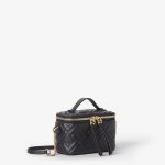 FENDI Vanity Black nappa leather mini-bag with FF motif - Image 5